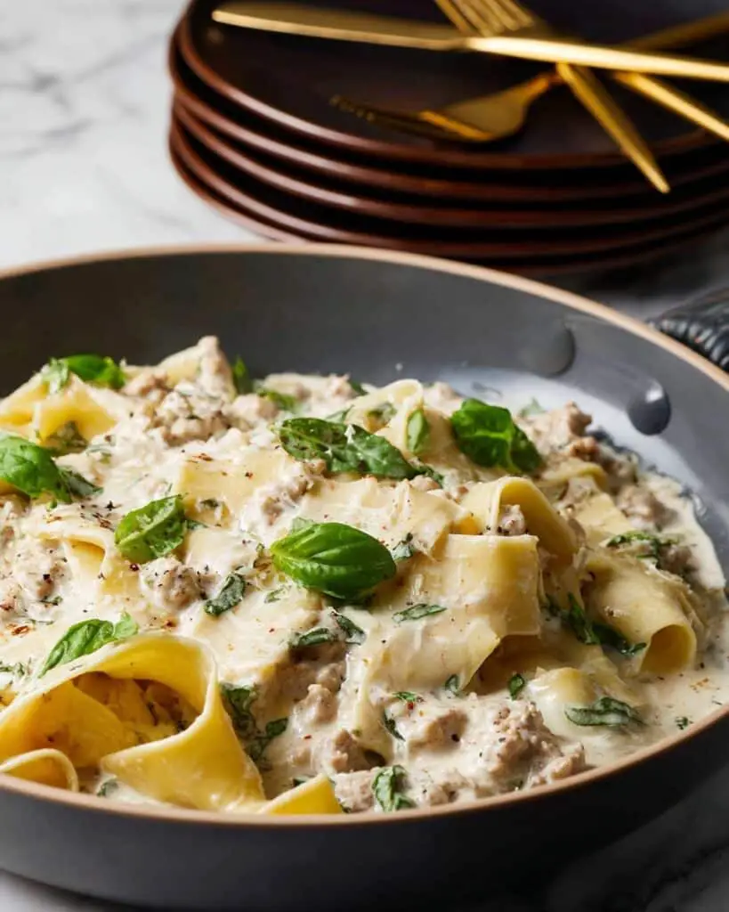 Skillet White Lasagna Recipe