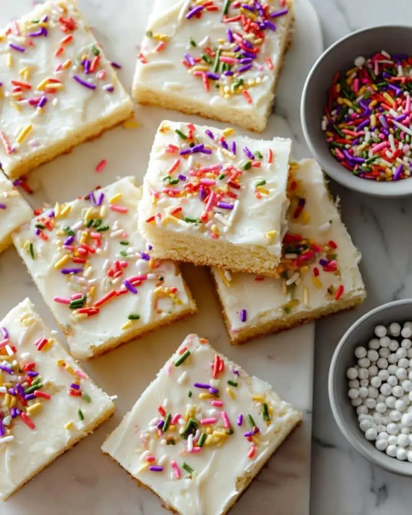 Frosted Sugar Cookie Bars Recipe