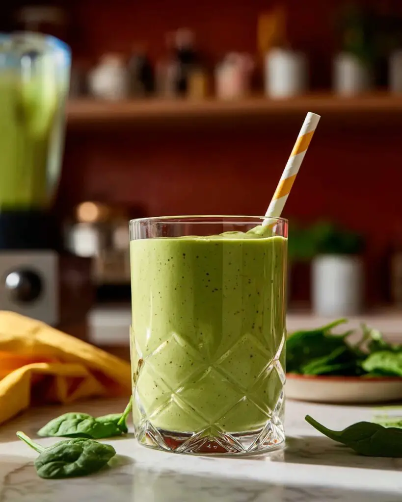 Spinach Mango Smoothie (Protein-Packed) Recipe