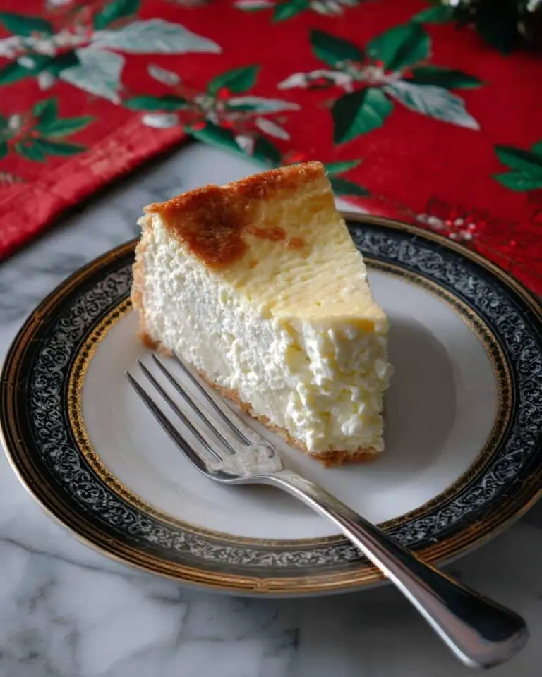 Fluffy Crustless NY Style Cheesecake Recipe