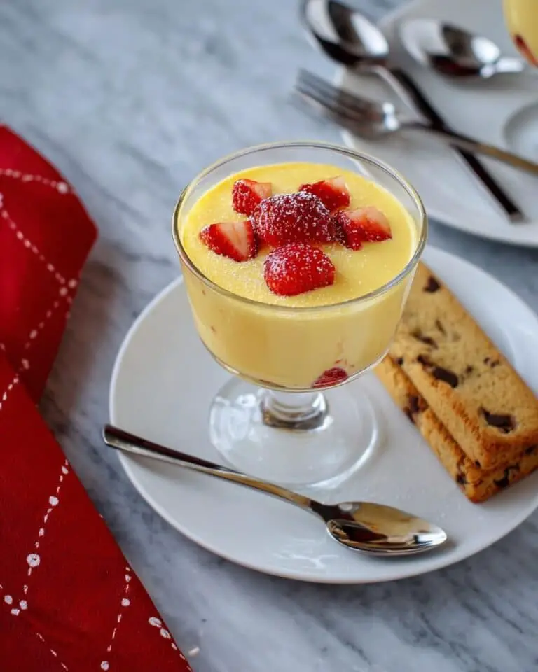 Strawberry Zabaglione Dessert Recipe