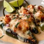 Chiles Rellenos de Camarones (Shrimp Stuffed Poblanos) Recipe