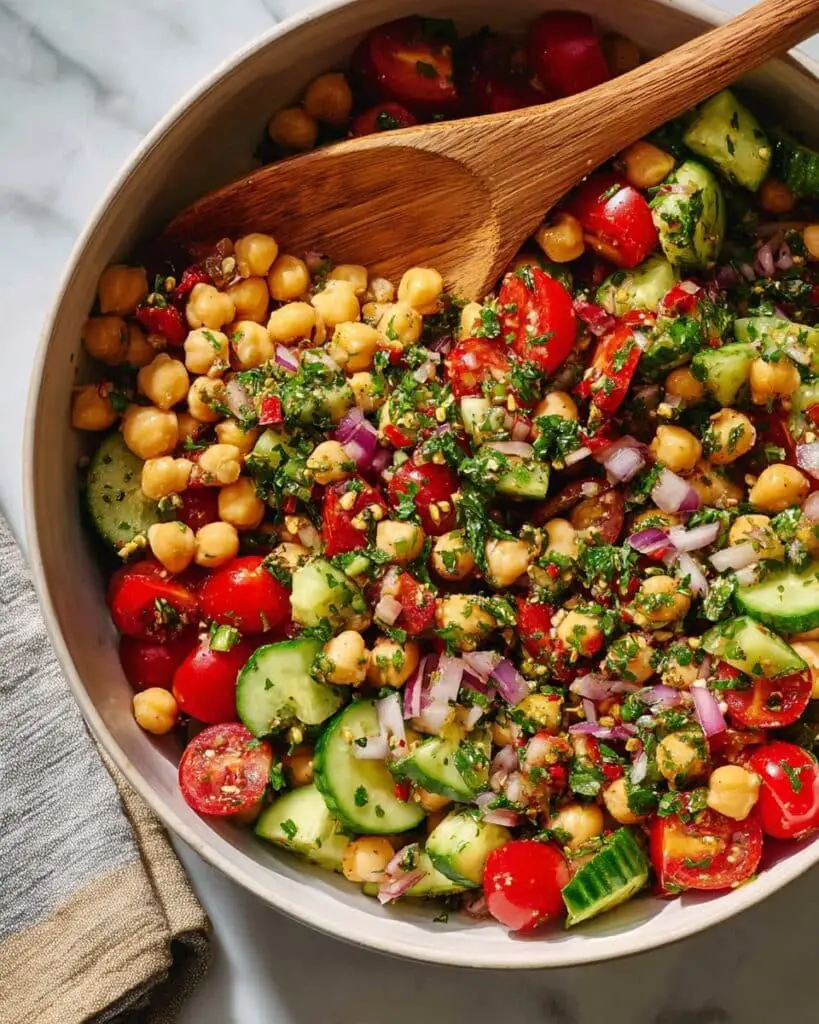 Mediterranean Chickpea Salad Recipe