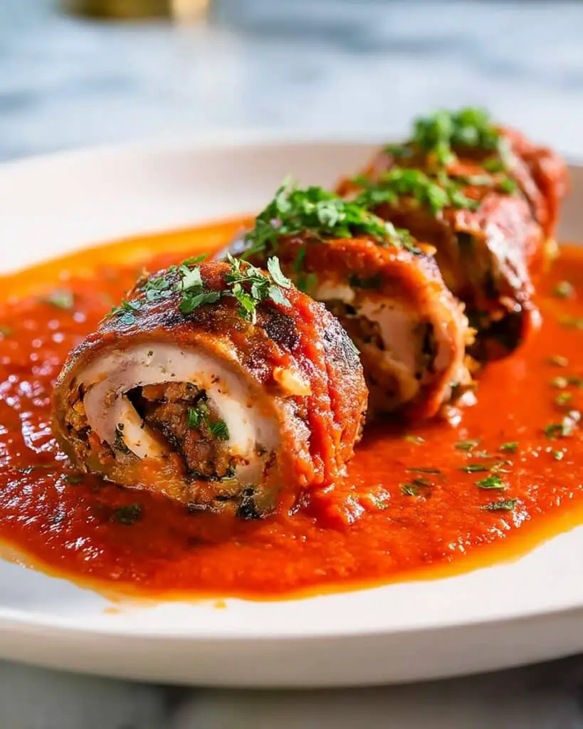 Classic Italian Braciole with Tomato Sauce (Stove or Instant Pot) Recipe
