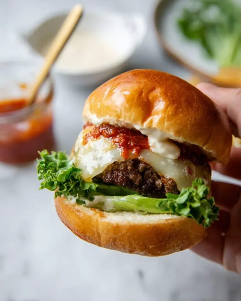 The Best Marinated Ground Beef Hamburgers Recipe
