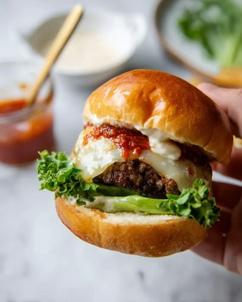 The Best Marinated Ground Beef Hamburgers Recipe