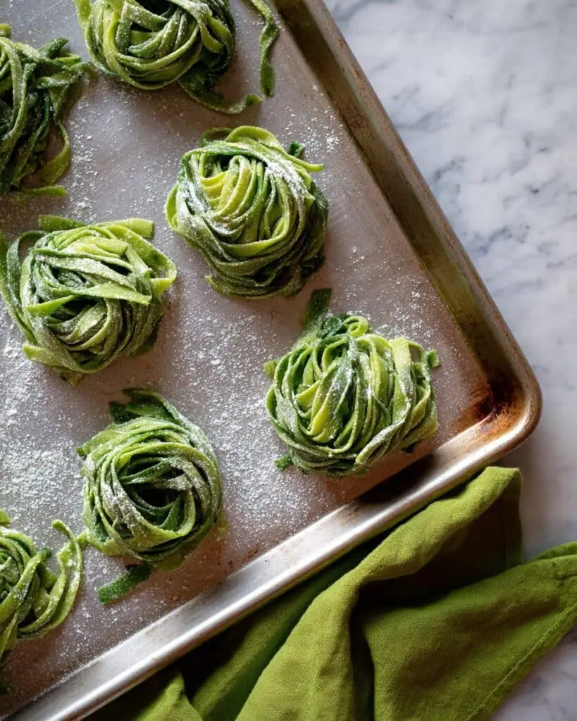 Homemade Spinach Pasta Dough Recipe