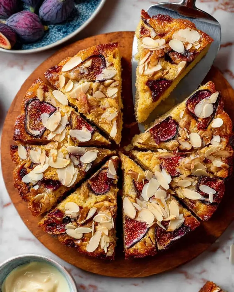 Fig Cake with Almonds and Honey Recipe