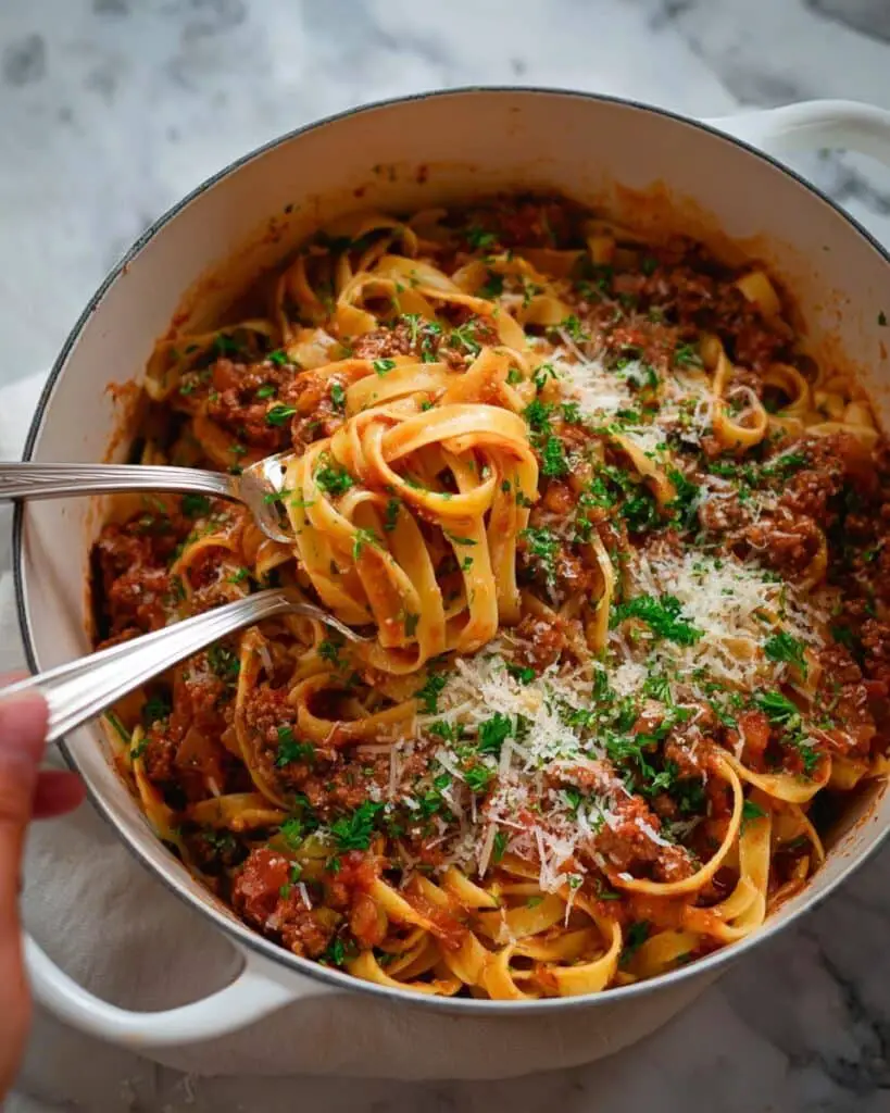 Fettuccine Bolognese Recipe