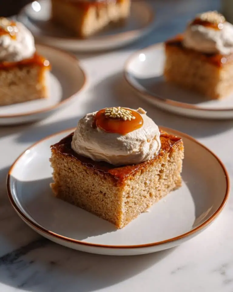 Banana Cake with Brown Butter Cream Cheese Icing and Miso Salted Caramel Recipe