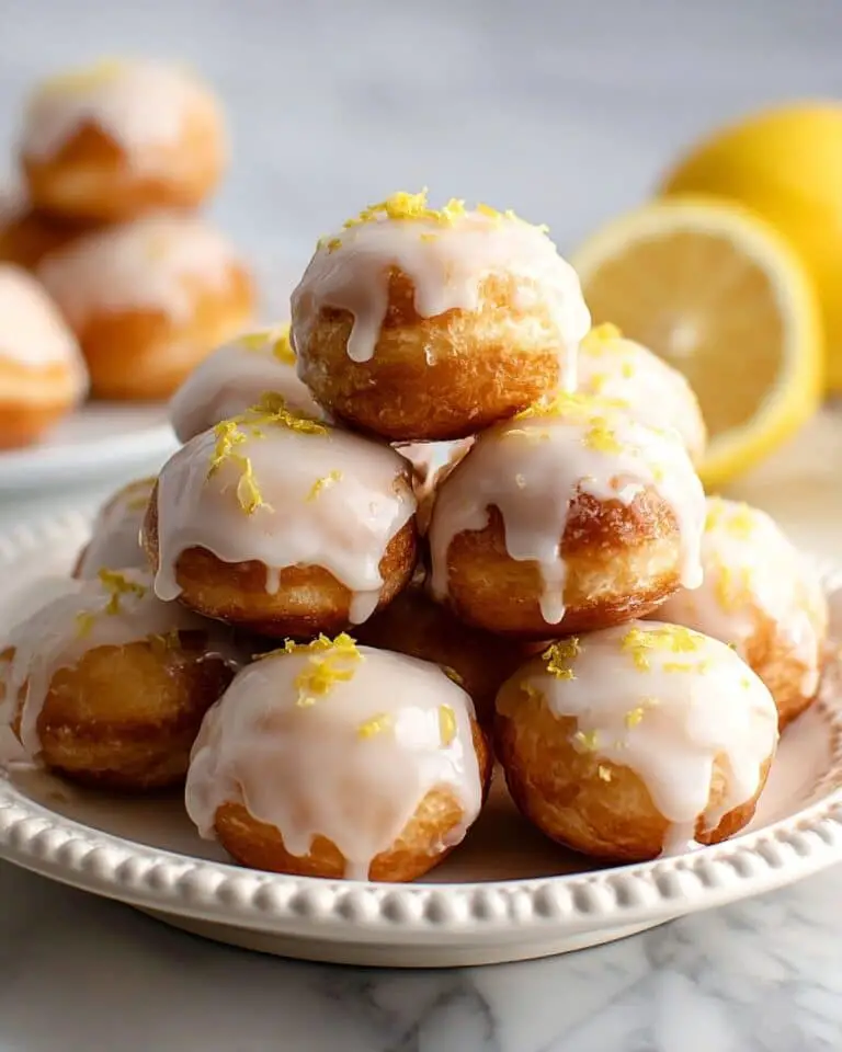 4 Ingredient Lemon Cake Donuts Recipe
