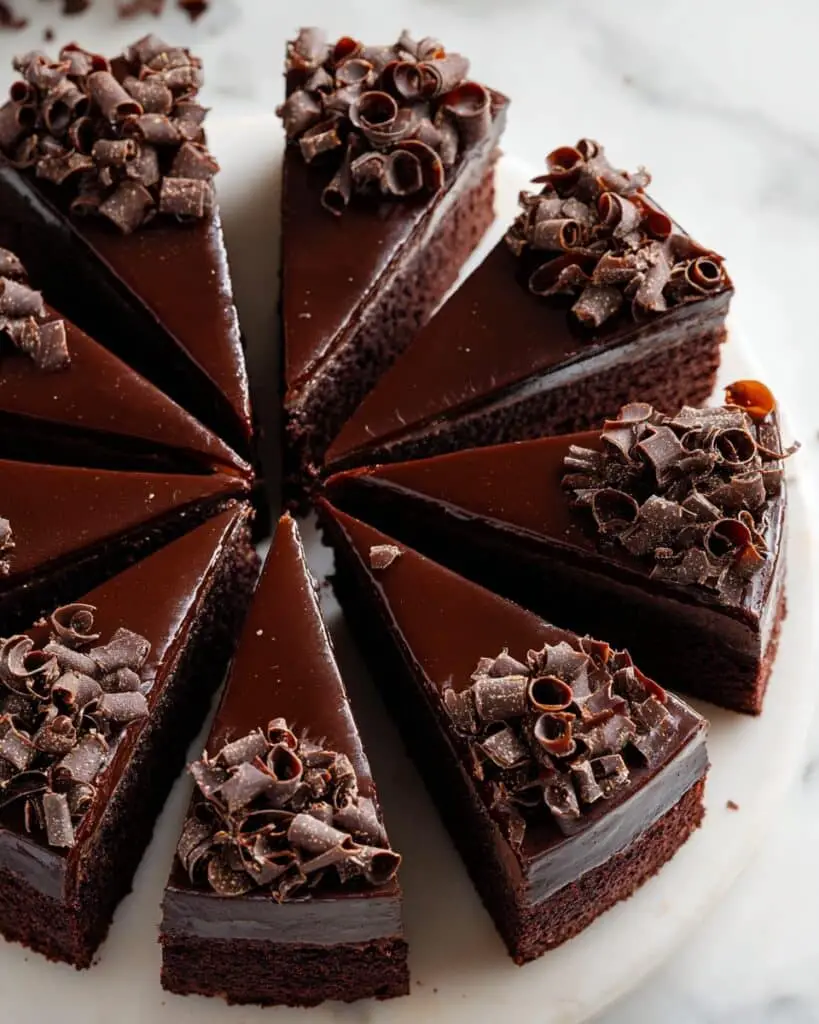 Peach-Infused Vegan Chocolate Cake Recipe