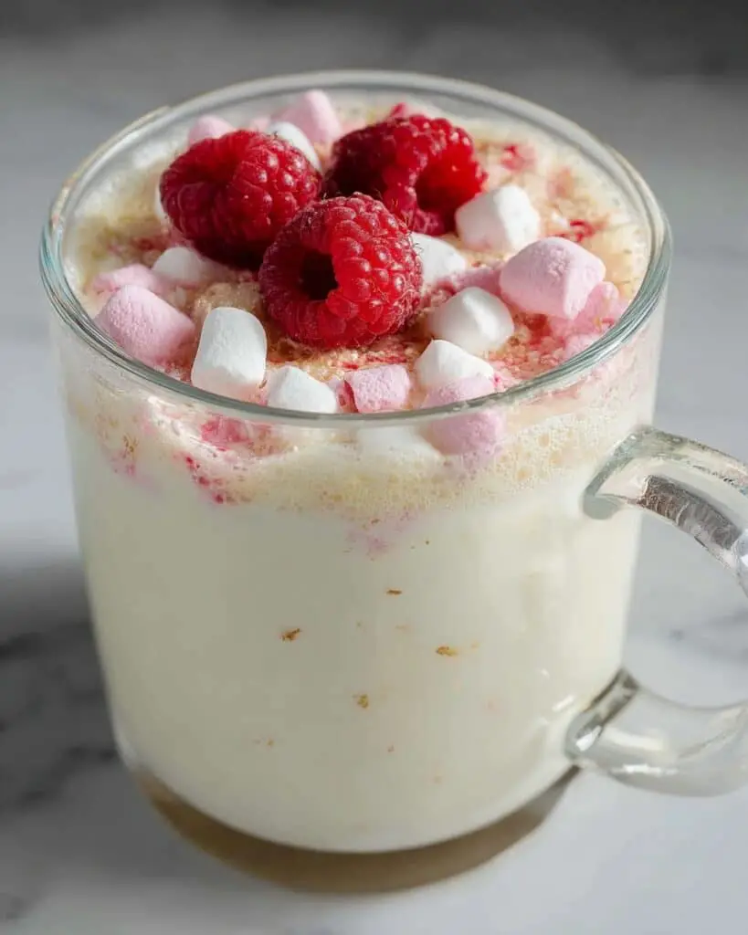 White Hot Chocolate (+ Flavors, Toppings, Crockpot Option) Recipe