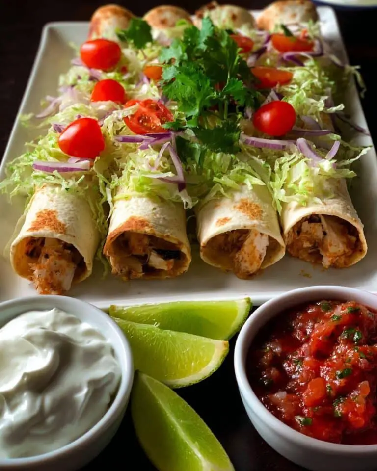 Easy Chicken Flautas Recipe
