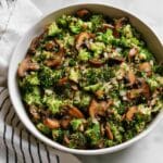 Balsamic Mushroom Broccoli Rice Recipe