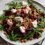 Roasted Beet Feta Farro Salad Recipe