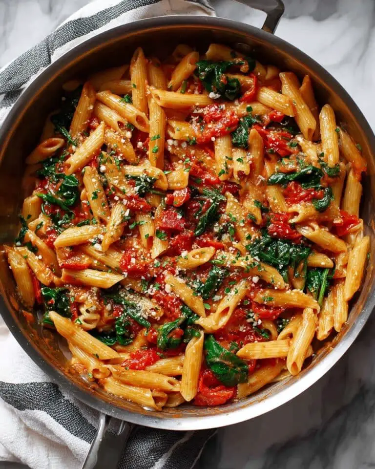 Spinach Tomato Pasta Recipe