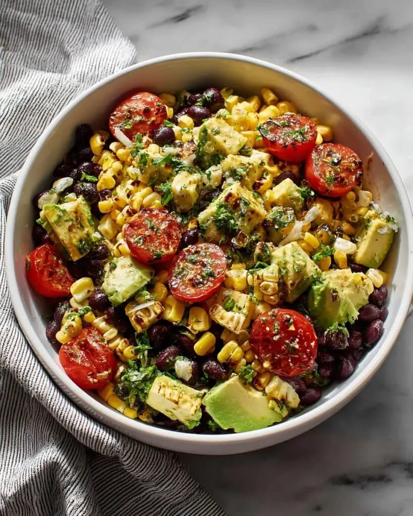 Black Bean Corn Avocado Salad Recipe