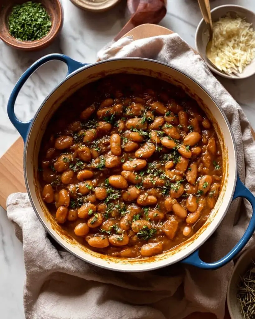 French Onion Butter Beans Recipe