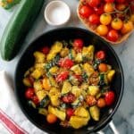 Summer Squash and Zucchini Sauté with Tomatoes and Parmesan Recipe