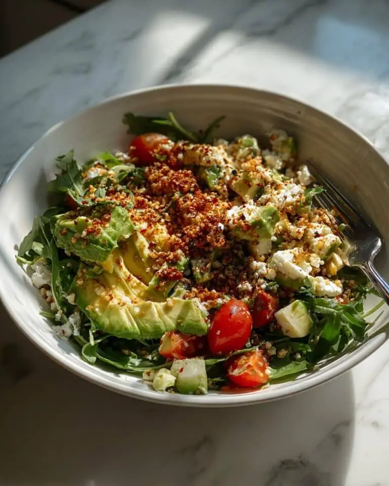 Avocado Toast Bowl with Crispy Brown Rice, Jammy Egg, and Everything Bagel Seasoning Recipe