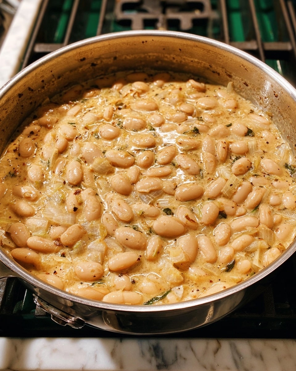 A white shallow pan filled with creamy white gnocchi covered in sauce, garnished with chopped green herbs and black pepper specks. Two lemon wedges with bright yellow skin sit on top near the center. A woman's hand holds a spoon scooping a portion of the gnocchi, showing the soft texture and cream sauce. The pan is set on a yellow and white checked cloth on a white marbled surface. Toasted bread slices, a glass of water, and a bottle with liquid blur softly in the background. Photo taken with an iphone --ar 4:5 --v 7