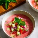 Refreshing Watermelon Gazpacho Recipe