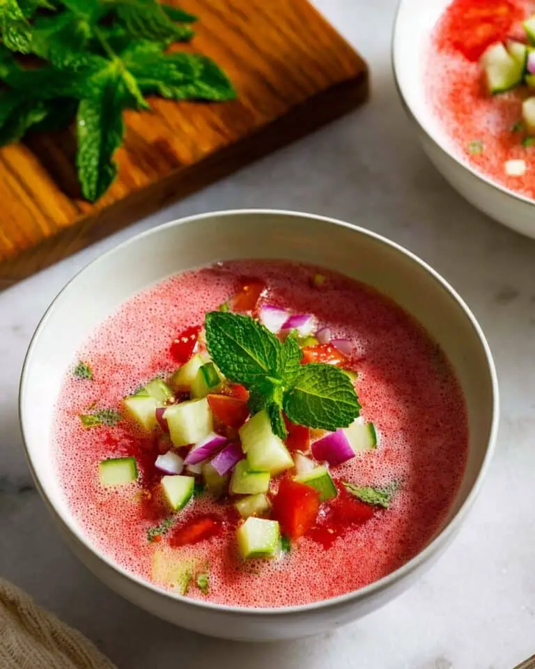 Refreshing Watermelon Gazpacho Recipe