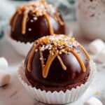 Salted Caramel Hot Chocolate Bombs Recipe