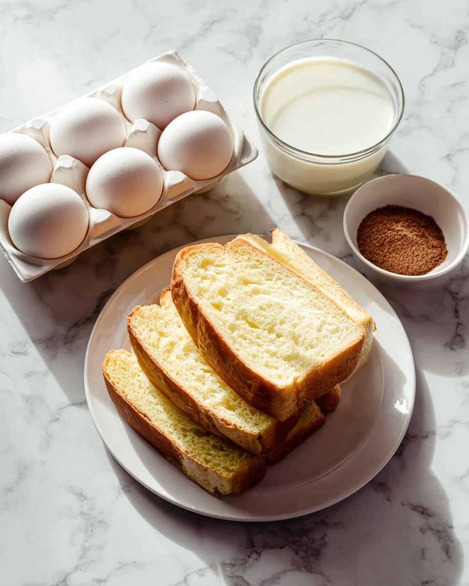 A white plate on a white marbled surface holds a single slice of toasted bread as the base layer, showing a golden-brown crisp texture around edges. On top, there is a spread of creamy white cheese evenly covering the toast. The next layer is a colorful mix of halved cherry tomatoes in red, yellow, and orange, combined with freshly chopped green basil leaves and small pieces of finely diced purple onion. The dish is finished with a dark, glossy balsamic glaze drizzled in a random pattern over everything, creating shiny spots and a rich contrast to the bright colors. Photo taken with an iphone --ar 4:5 --v 7