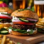 Lamb Burgers with Garlic, Rosemary, and Spices Recipe