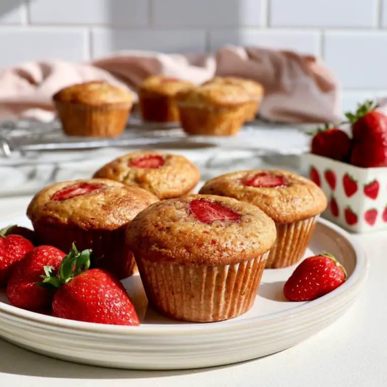 High-Protein Strawberry Muffins Recipe