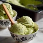Green Tea Matcha Ice Cream with White Chocolate Recipe