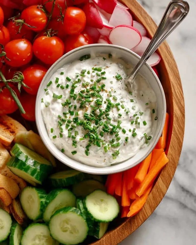 Cottage Cheese Dip with Ranch and Chives Recipe