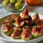 Goat Cheese Stuffed Figs with Prosciutto and Hot Pepper Jelly Recipe