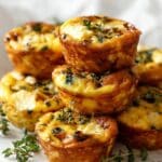 Crustless Mini Sweet Potato and Bacon Quiche Recipe