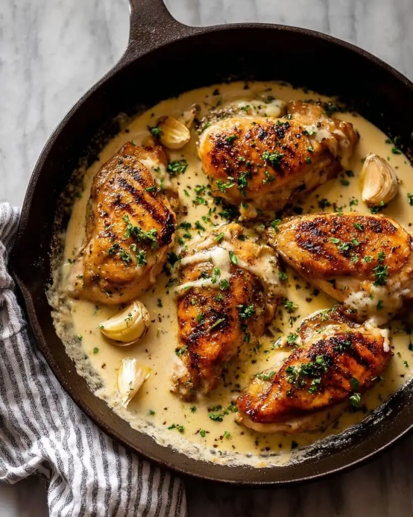 Creamy Garlic Chicken Recipe