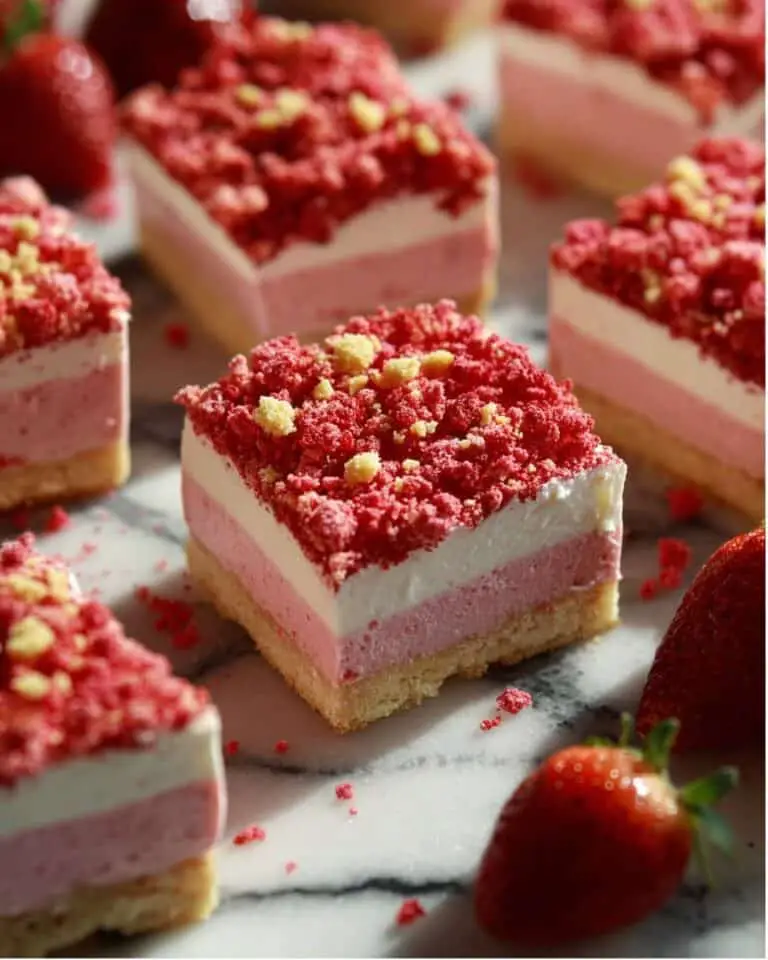 Strawberry Shortcake Ice Cream Bars Recipe