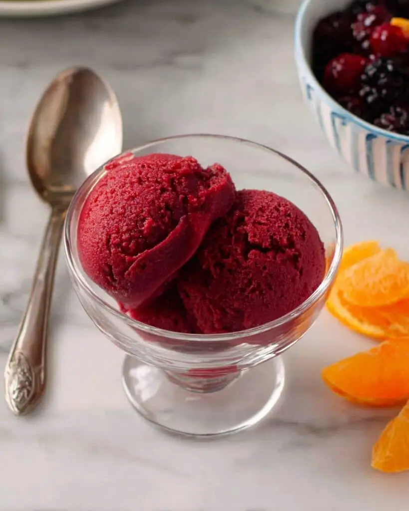 Blueberry Peach Sorbet Recipe