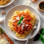 Vegan Lentil Bolognese Sauce Recipe