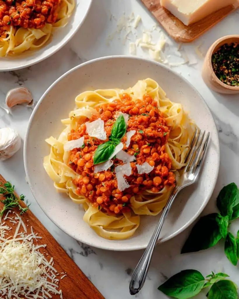 Vegan Lentil Bolognese Sauce Recipe