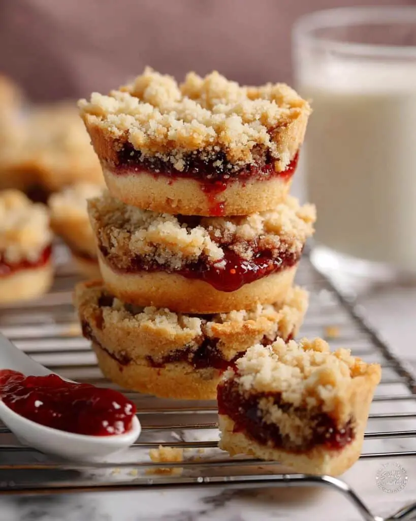 Raspberry Crumble Cookies Recipe