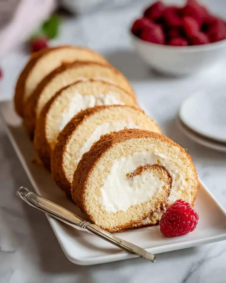 Vanilla Swiss Roll (Basic Recipe) Recipe