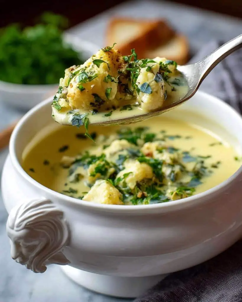 Cauliflower and Blue Cheese Soup Recipe