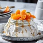 Mandarin and Gingerbread Pavlova Recipe