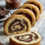 Nutella Swiss Roll (Nutella Roulade) Recipe