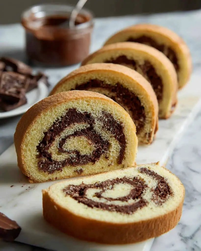 Nutella Swiss Roll (Nutella Roulade) Recipe