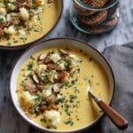 Creamy Vegan Cauliflower Soup Recipe