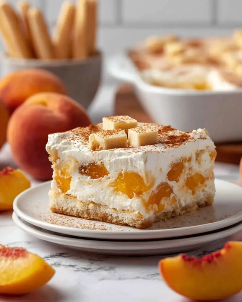 Peach Cobbler Tiramisu Recipe