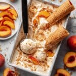Peach Cobbler Ice Cream Recipe